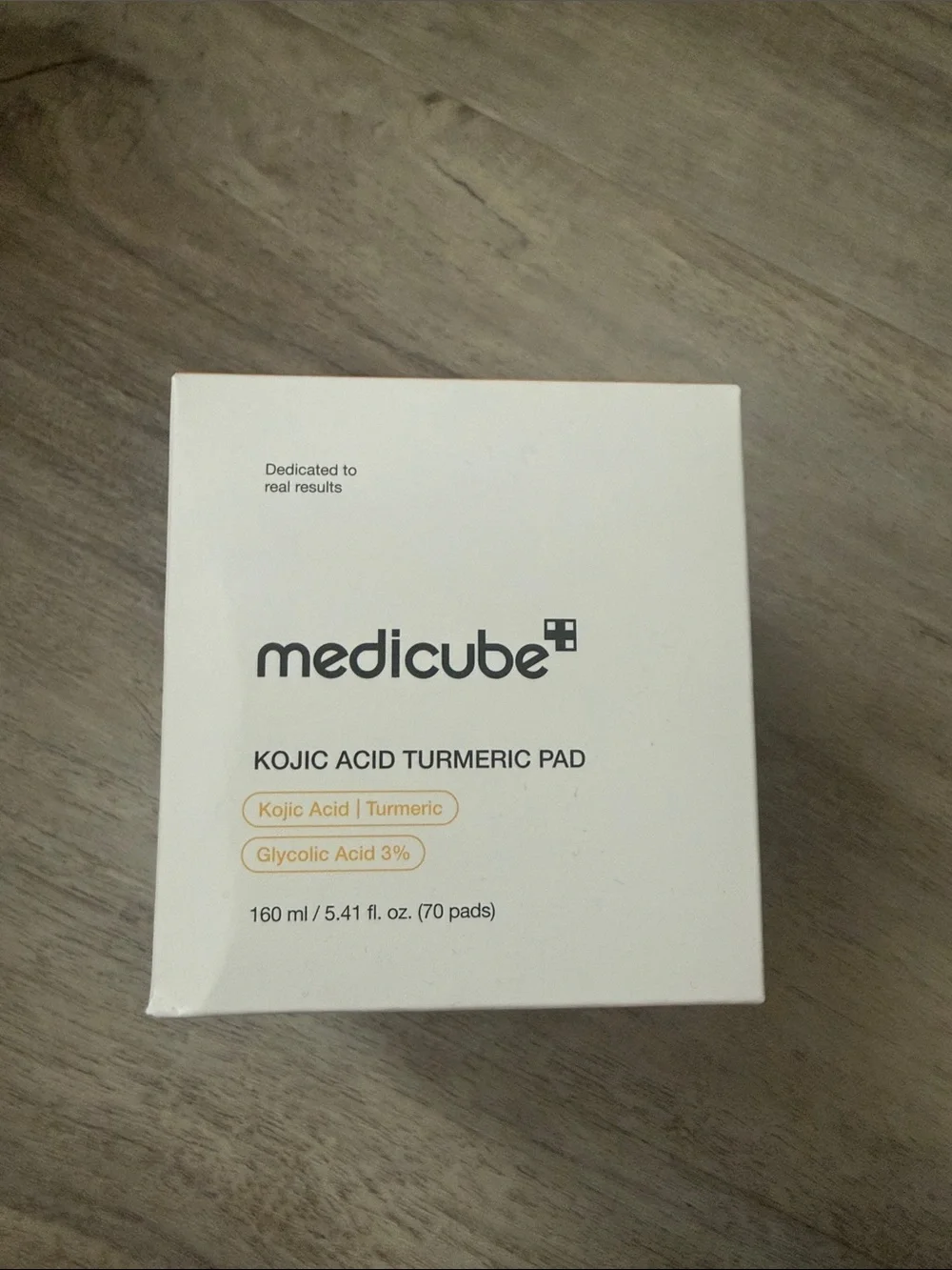 New not opened medicube kojic acid turmeric pad 70 count